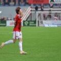 Rasmus Opdal Christiansen noterte seg igjen for målpoeng i kampen mot Moss da han scoret kampens første.
