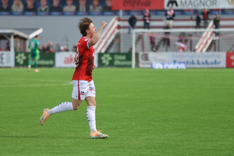Rasmus Opdal Christiansen noterte seg igjen for målpoeng i kampen mot Moss da han scoret kampens første.