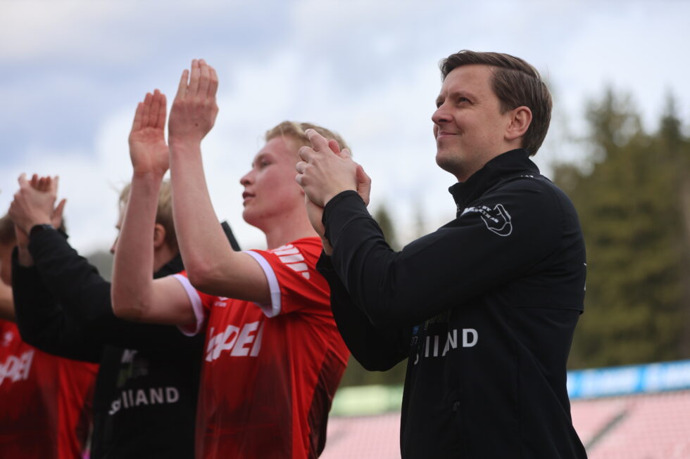 Johan Wennberg (t.h.) og Vetle Lyssell kan smile etter serierunder.