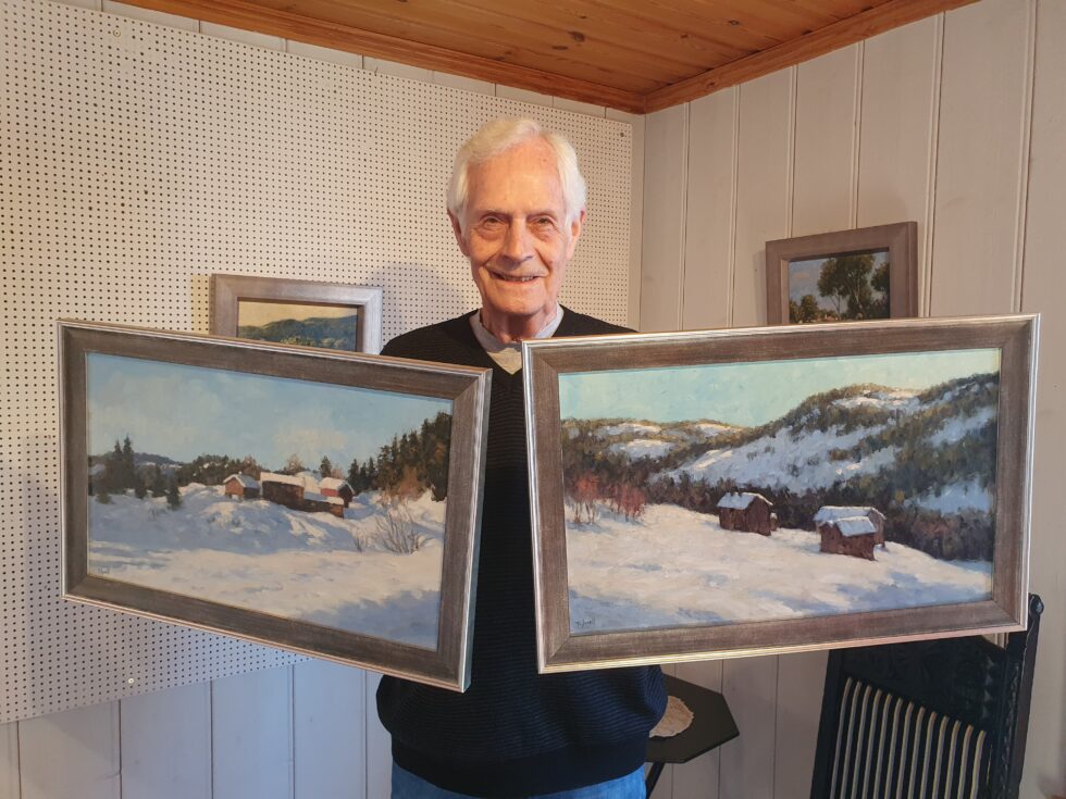 – Det er jo så bra. Jeg synes han har laget utrolig mye flott kunst, sier Asbjørn Bergerud.