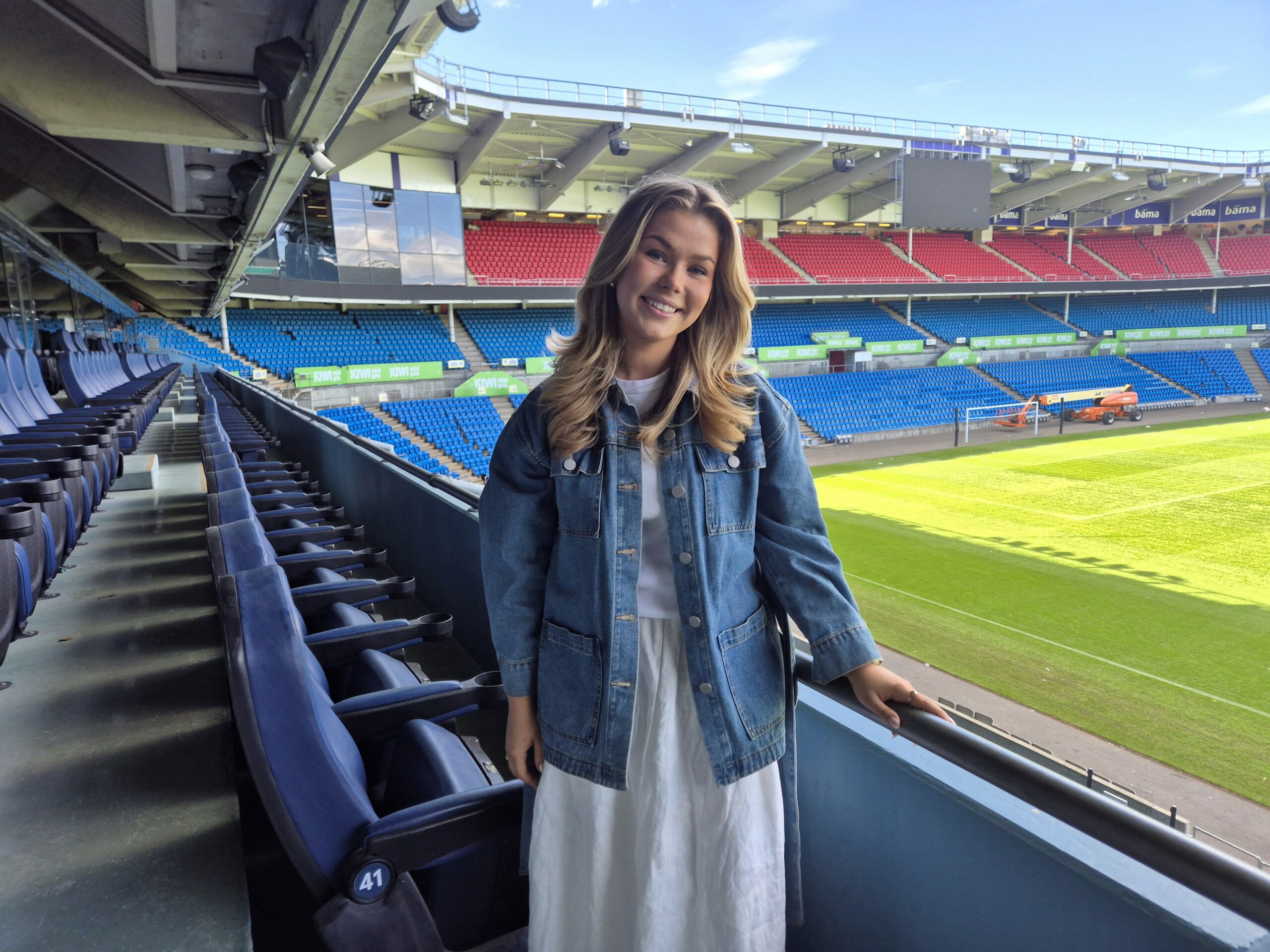 Fride Kokkim (22) fra Kongsvinger skal representere BAMA under Fotball-VM i USA.