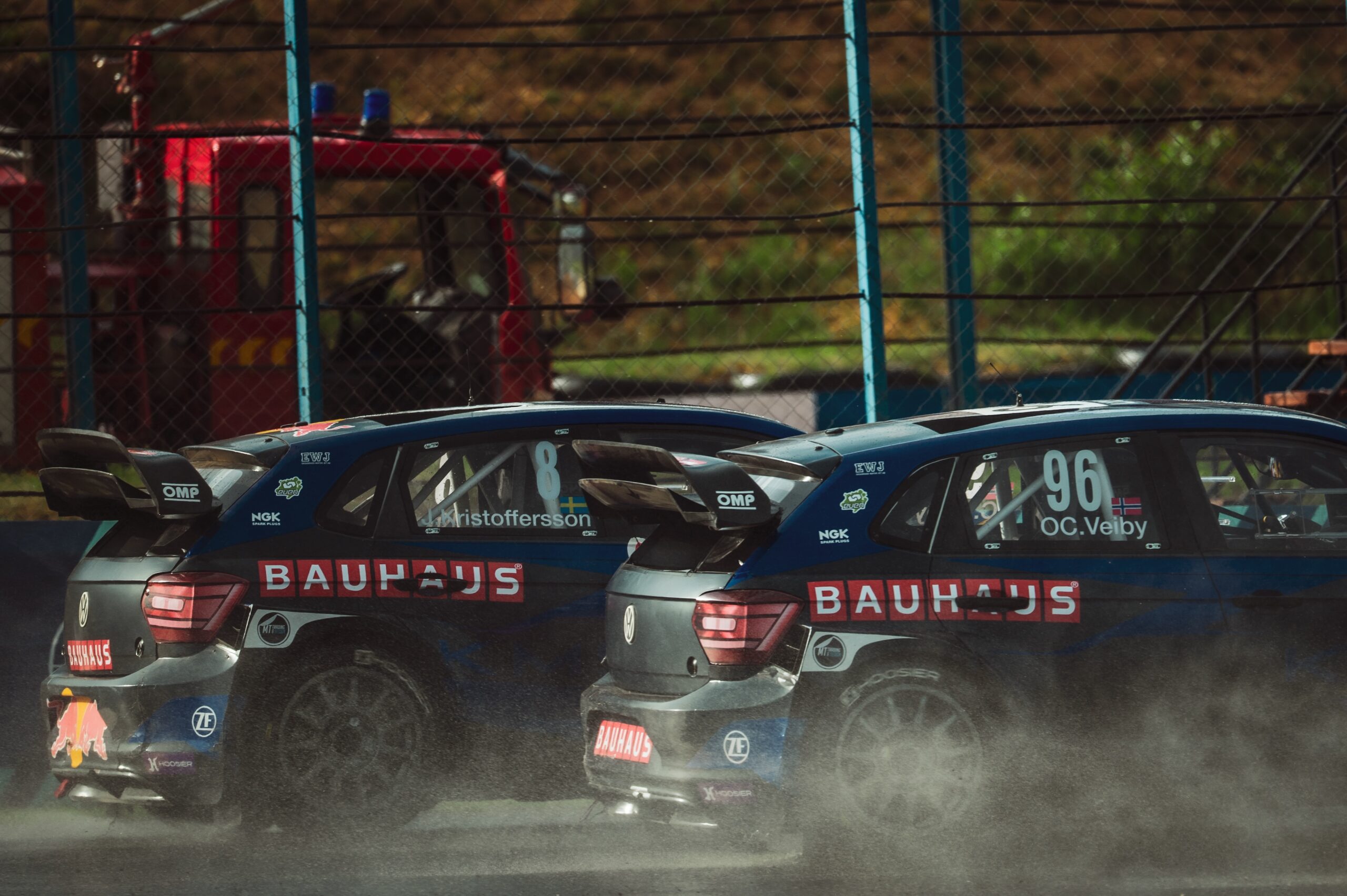 De to KMS-førerne Ole Christian Veiby og Johan Kristoffersson havnet utenfor pallen i helgens EM-runde.