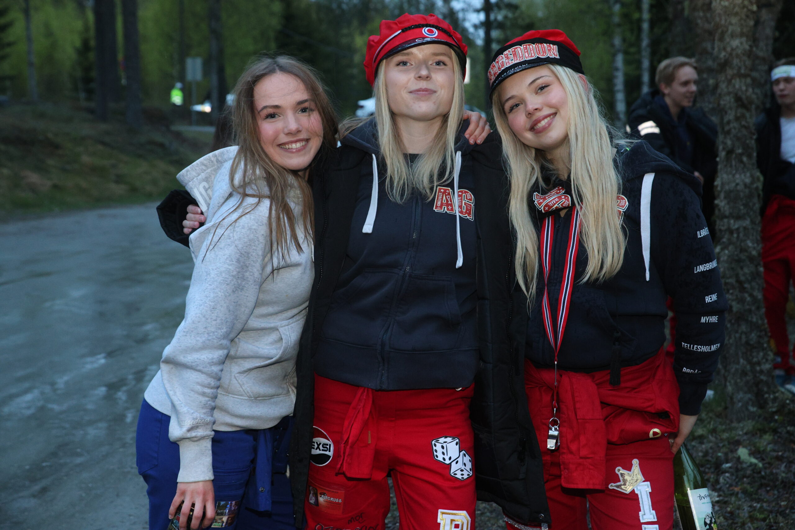 Sigrid R&oslash;d&aring;s, Hedda Gravli Reine og Hanna Hagen Ilbr&aring;ten.