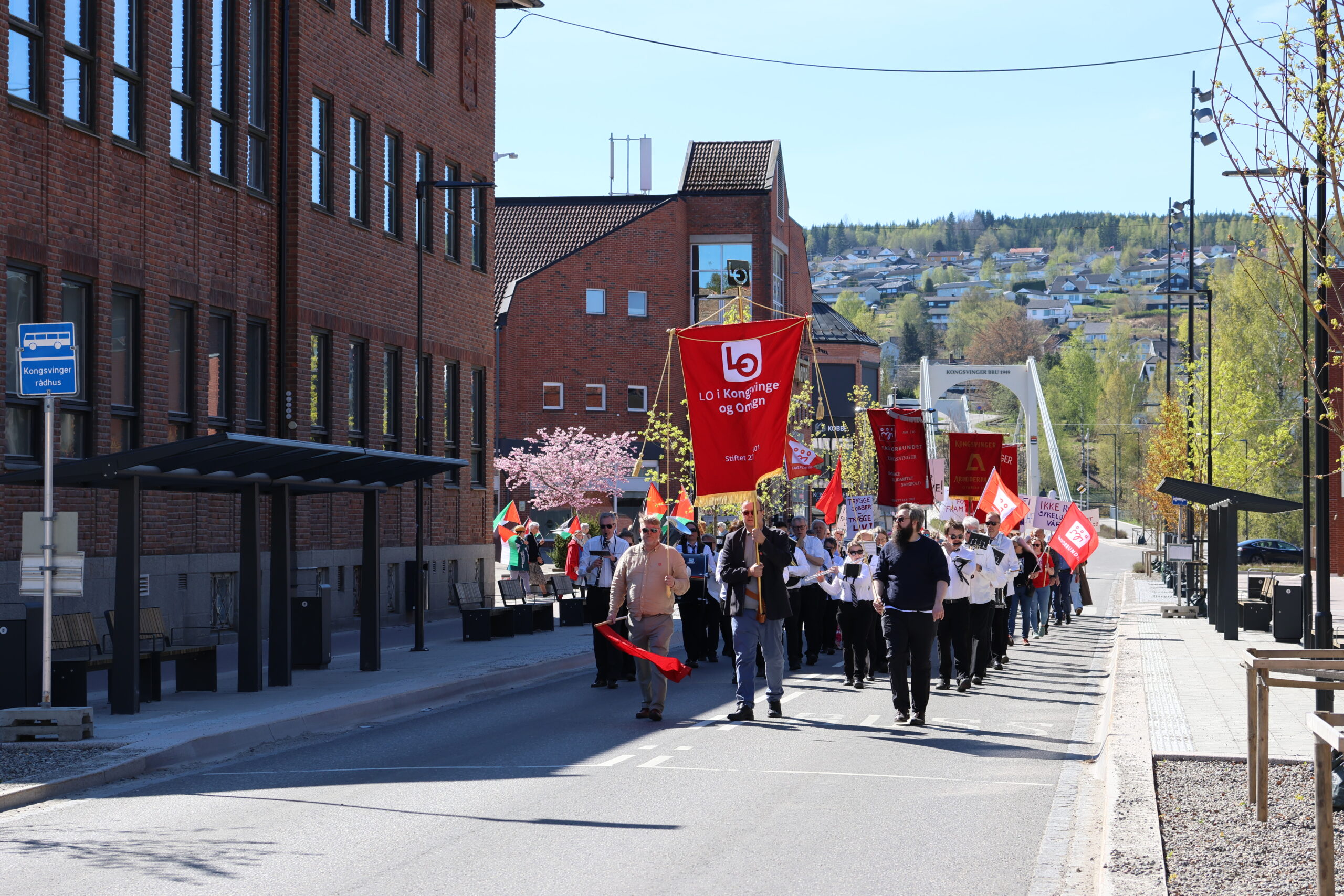 1.mai-markering i Kongsvinger 2026.